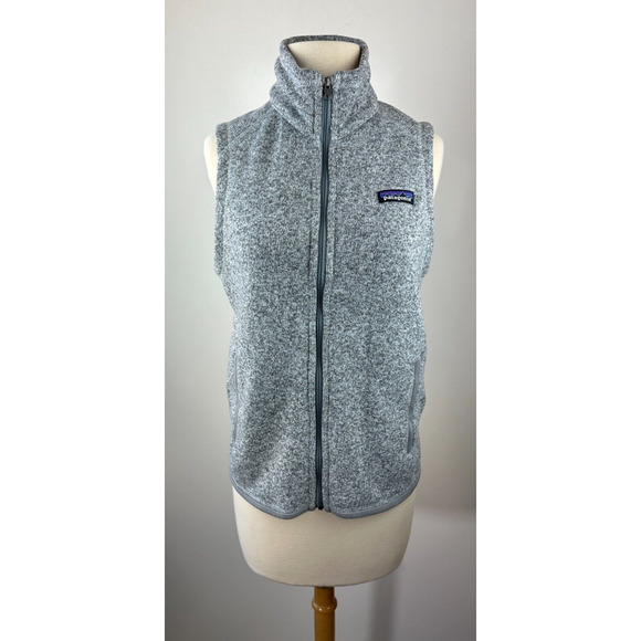 Patagonia Better Sweater Vest Jacket Fleece Full Zip Gray Women's Size Small - Picture 2 of 16